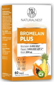 Naturalnest Bromelain Plus 60 Kapsül Naturalnest Bromelain Plus 60 Kapsül