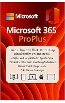 Mıcrosoft Office 365 Pro Plus Lisans 7/24