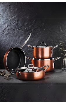 Brioni Copperfield 7 Parça Tencere Seti Brioni Copperfield 7 Parça Tencere Seti
