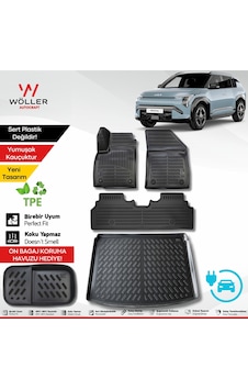 Kia Ev3 Paspas Bagaj Havuzu Set 2024 Sonrası Uyumlu 3d Wöller Ultraflex Set
