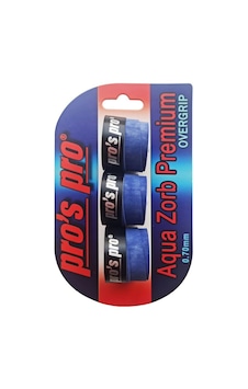 Pros Pro Aqua Zorb Premium 3lü Overgrip Mavi Pros Pro Aqua Zorb Premium 3lü Overgrip Mavi