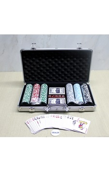 Metal Çantalı 300 Chip Ve 2 Adet İskambil Kağitına Sahip Poker Oyunu Alk3549 Metal Çantalı 300 Chip Ve 2 Adet İskambil Kağitına Sahip Poker Oyunu Alk3549
