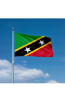 Saint Kitts Ve Nevis Bayrağı 50x75 Cm Tek Ebat Saint Kitts Ve Nevis Bayrağı 50x75 Cm Tek Ebat