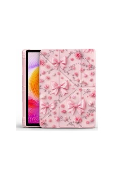 A11 11inç X230 İle Uyumlu Kılıf Kalem Bölmeli Trifolding Case X235 X236b Çiçek-kurdele Sku: Zeusb0gndjfjt8 Arka Kapak