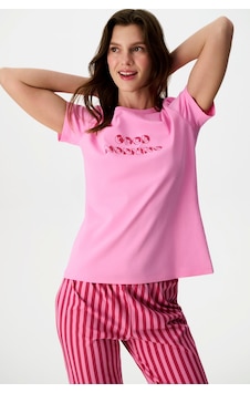 Penti Pembe Ent Morning Pamuklu Kapri Pijama Takımı