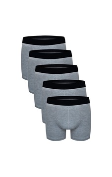 Darkzone Erkek Boxer Gri 5'Li Set - Dzn5555Gr Darkzone Erkek Boxer Gri 5'Li Set - Dzn5555Gr