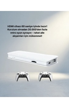 Kablosuz Kontrolcülü Retro Oyun Konsolu 20.000 Oyunlu Kablosuz Kontrolcülü Retro Oyun Konsolu 20.000 Oyunlu