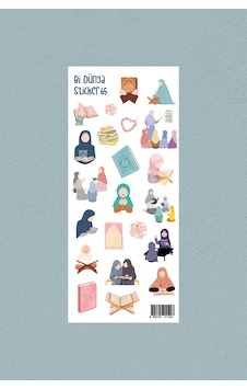 M65 Hafız Kız İslami Sticker Seti Çok Renkli M65 Hafız Kız İslami Sticker Seti Çok Renkli