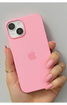 Iphone 13-14 Uyumlu Kılıf Logolu Lansman Soft Yumuşak Içi Kadife Silikon Kapak Pembe Iphone 13-14 Uyumlu Kılıf Logolu Lansman Soft Yumuşak Içi Kadife Silikon Kapak Pembe