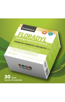 Pharmax Floradyl Kedi Köpek Sindirim Sistemi Desteği 30x1 Gr Şase Pharmax Floradyl Kedi Köpek Sindirim Sistemi Desteği 30x1 Gr Şase