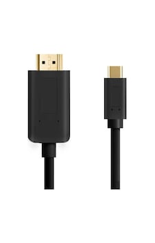 Qgeem Qg-ua11 Type-c To Hdmı Kablo 1.2m Siyah