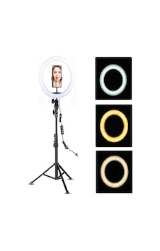 Deyatech Youtube Makyaj Kuaför 12" Ring Led Light Tripod Deyatech Youtube Makyaj Kuaför 12" Ring Led Light Tripod