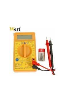 Dijital Multimetre Wert2450 Dc-ac Gerilim Elektrik Ölçü Aleti