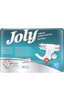 Joly Belbantlı Hasta Bezi Orta Boy M 30'Lu Joly Belbantlı Hasta Bezi Orta Boy M 30'Lu