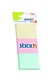 Hopax Stickn 3 Renk Yapışkanlı Not Kağıdı 38 x 51 MM