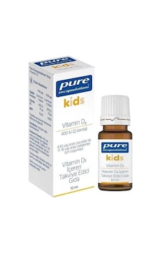 Pure Encapsulations Kids Vitamin D3 400 Damla 10 Ml Pure Encapsulations Kids Vitamin D3 400 Damla 10 Ml