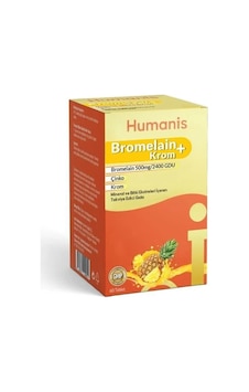 Humanis Bromelain + Krom 60 Tablet Humanis Bromelain + Krom 60 Tablet