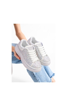 Dabab Shoes Stella Kadın Beyaz Taşlı Işıltılı Platform Sneakers Spor Ayakkabı Dabab Shoes Stella Kadın Beyaz Taşlı Işıltılı Platform Sneakers Spor Ayakkabı