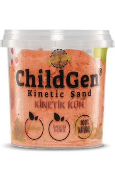 Childgen Doğal Kinetik Kum 500 Gr Turuncu Childgen Doğal Kinetik Kum 500 Gr Turuncu