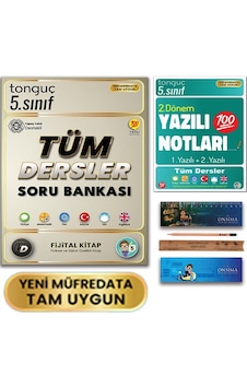 Tonguç Akademi 5. Sınıf Tüm Dersler Fijital Soru Bankası - 2. Dönem Yazılı Notları 1 Ve 2 Yazılı Set 2 Kitap Tonguç Akademi 5. Sınıf Tüm Dersler Fijital Soru Bankası - 2. Dönem Yazılı Notları 1 Ve 2 Yazılı Set 2 Kitap