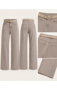 Rich Star Zara Model Sütlü Kahve Bayan Kot Pantolon Rich Star Zara Model Sütlü Kahve Bayan Kot Pantolon