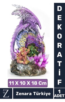 Premium Yüksek Kalite Çok Şık Dekoratif Hediyelik Özel Gün Biblo Koleksiyon Polyester Dragon Ailesi Premium Yüksek Kalite Çok Şık Dekoratif Hediyelik Özel Gün Biblo Koleksiyon Polyester Dragon Ailesi