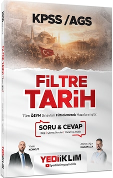 Yediiklim Yayınları 2026 Kpss Ags Filtre Tarih Soru Cevap