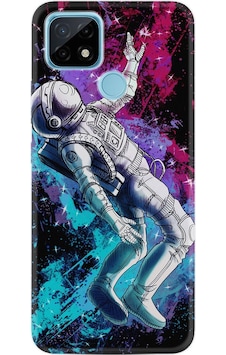 Realme C25S Kılıf Desenli Astronot Signs 1753 Realme C25S Kılıf Desenli Astronot Signs 1753