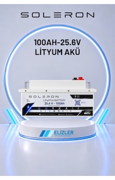 Soleron 100ah-25.6v Lityum Akü Soleron 100ah-25.6v Lityum Akü