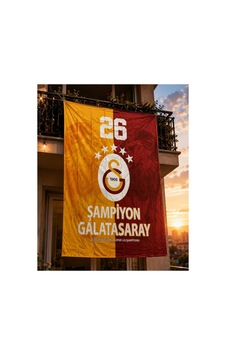 Galatasaray Şampiyonluk Bayrağı 150 185 Diğer Galatasaray Şampiyonluk Bayrağı 150 185 Diğer