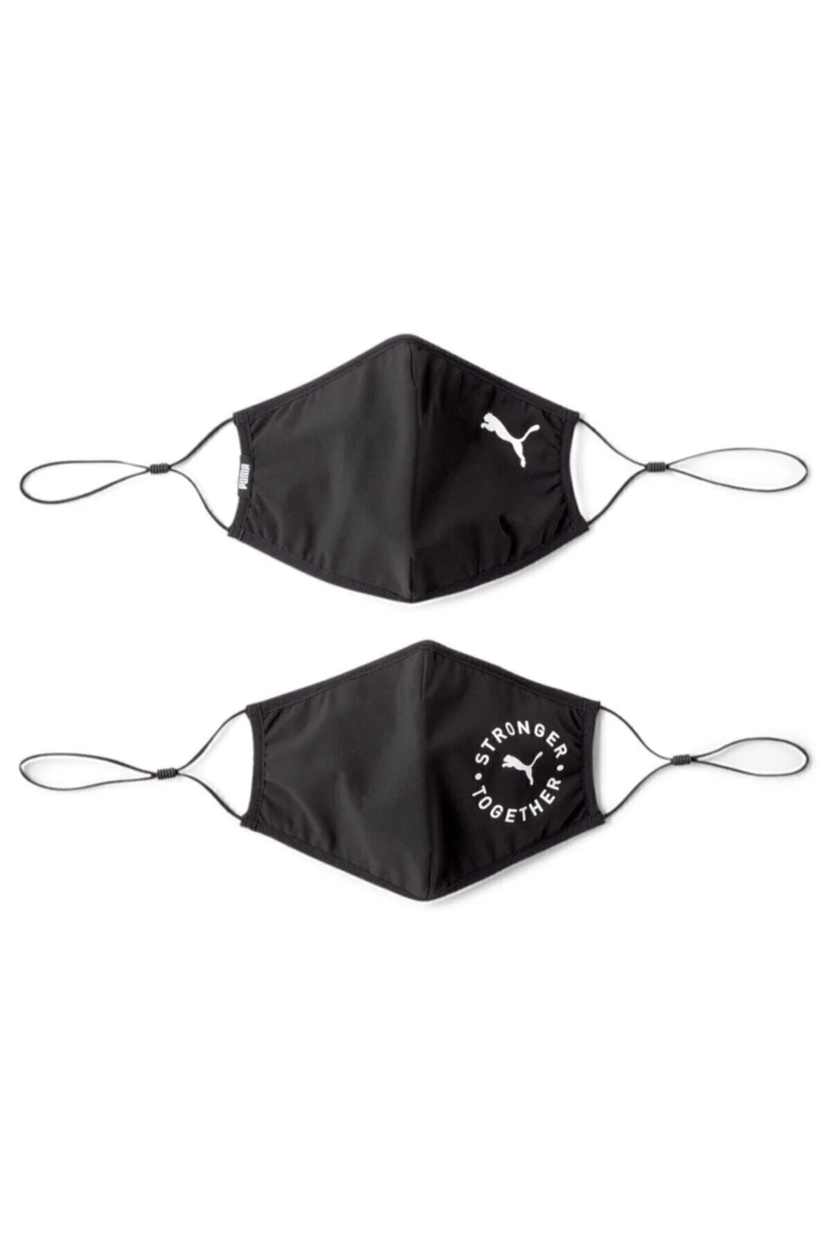 Puma 05413501 Puma Face Mask 2pc 2.0 Tur Puma Black-cat Stronger Together Unısex Maske