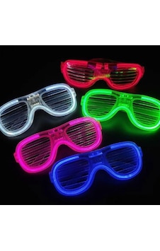 Glow Model Led Işıklı Parti Gözlüğü 3 Modlu 5 Renk 5 Adet Glow Model Led Işıklı Parti Gözlüğü 3 Modlu 5 Renk 5 Adet