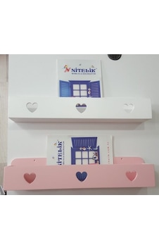 ÇİFTLİ KALPLİ LANA LAKE MONTESSORİ KİTAPLIK RAF ÇİFTLİ KALPLİ LANA LAKE MONTESSORİ KİTAPLIK RAF
