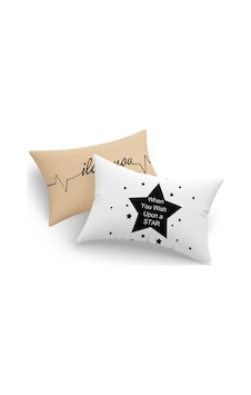 Eponj Home 2'li Yastık Kılıfı 50x70 Cm Only Pano İlove Siyah-sarı Eponj Home 2'li Yastık Kılıfı 50x70 Cm Only Pano İlove Siyah-sarı