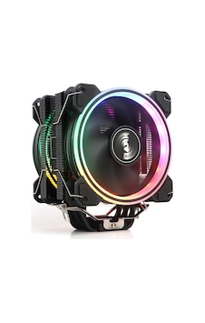 Dark Freezer X128, 2x12cm Frgb Led'li, Intel Amd Uyumlu, 4pin Pwm Fanlı, 6x Isı Borusu, Direkt Kontak İşlemci Soğutucu Dkccx128 Sku: Mır8690010077523