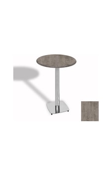 Bistro Masa Tokyo Kromnikel - Werzalit, Wermodin Ve Allzalit Tabla 60 Cm Çap - Kahve Oxid Çok Renkli Bistro Masa Tokyo Kromnikel - Werzalit, Wermodin Ve Allzalit Tabla 60 Cm Çap - Kahve Oxid Çok Renkli