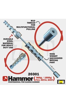 Pdr Parlak Metal Kayar Tokmak 45 Cm 900 Gr Hareketli Parça/1700 Gr Toplam Pdr Parlak Metal Kayar Tokmak 45 Cm 900 Gr Hareketli Parça/1700 Gr Toplam