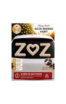 Kişiye Özel Gelin Arabası Z Harfi Çift Sıra Papatya Süsü 25 Cm Tek Harf - 902391512 Diğer Kişiye Özel Gelin Arabası Z Harfi Çift Sıra Papatya Süsü 25 Cm Tek Harf - 902391512 Diğer