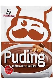 Pakmaya Çikolatalı Bademli Puding 105 G Pakmaya Çikolatalı Bademli Puding 105 G