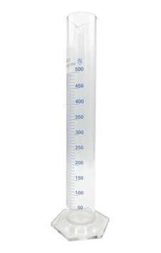 Cam Mezür Dereceli Silindir - Boyut Seçenekleri İle - 500 Ml Cam Mezür Dereceli Silindir - Boyut Seçenekleri İle - 500 Ml