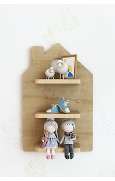 Fida Ahşap Dekoratif Duvar Rafı 51x33 Cm Modern Duvar Organizer Ve Sergileme Rafı Fida Ahşap Dekoratif Duvar Rafı 51x33 Cm Modern Duvar Organizer Ve Sergileme Rafı