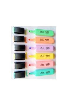 Pastel Renk Fosforlu Işaretleme Kalemi 6 Lı Set 6 Renk Pastel Renk Fosforlu Işaretleme Kalemi 6 Lı Set 6 Renk