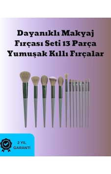 Toz Ve Krem Ürünler İçin Güçlü Tutucu Yumuşak Kıllı Makyaj Fırça Takımı 13 Parça Toz Ve Krem Ürünler İçin Güçlü Tutucu Yumuşak Kıllı Makyaj Fırça Takımı 13 Parça