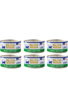 Nutri Feline Ton Balıklı, Tavuk Ve Ciğerli Mousse Tahılsız Yetişkin Kedi Konservesi 70 G X 6 Adet Nutri Feline Ton Balıklı, Tavuk Ve Ciğerli Mousse Tahılsız Yetişkin Kedi Konservesi 70 G X 6 Adet