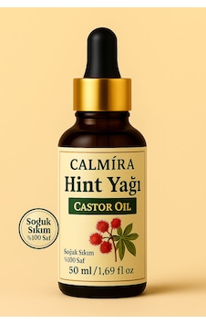 Calmira Hint Yağı Soğuk Sıkım 50ml %100 Saf Ve Doğal - Castor Oil Ricinus Communis 50 Ml Calmira Hint Yağı Soğuk Sıkım 50ml %100 Saf Ve Doğal - Castor Oil Ricinus Communis 50 Ml