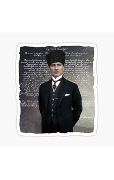 Atatürk Gençliğe Hitabe Sticker Yapıştırma 18 Cm Atatürk Gençliğe Hitabe Sticker Yapıştırma 18 Cm