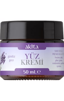 Akita Doğal Yüz Kremi Lavanta 50 ML Akita Doğal Yüz Kremi Lavanta 50 ML