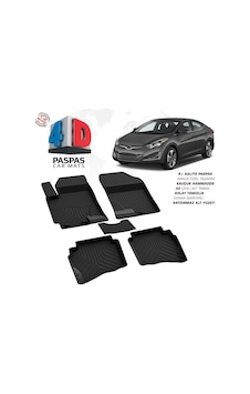 Hyundai Elantra 4d Araca Özel Havuzlu Kauçuk Paspas 2015-2020