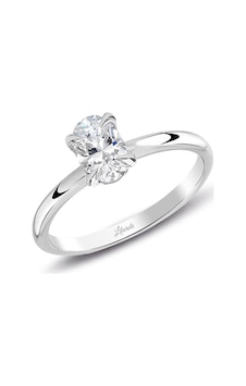 Lilarote 0.50 Ct Pırlanta Oval Tektaş Yüzük Lilarote 0.50 Ct Pırlanta Oval Tektaş Yüzük