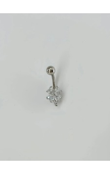 Çiçek Detaylı Göbek Piercing Çok Renkli Çiçek Detaylı Göbek Piercing Çok Renkli